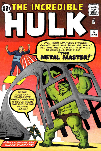 Hulk 6, March 1963.